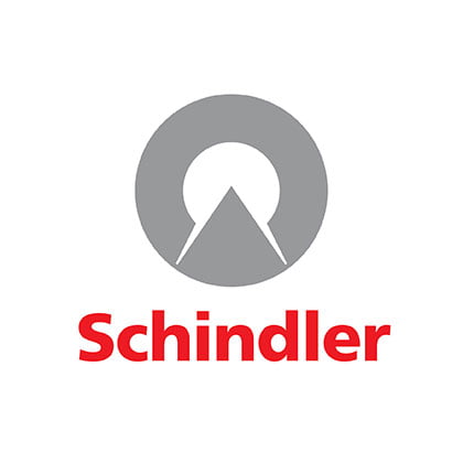Logo Schindler avec cercle et triangle